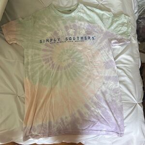 simply souther tie dye tshirt
